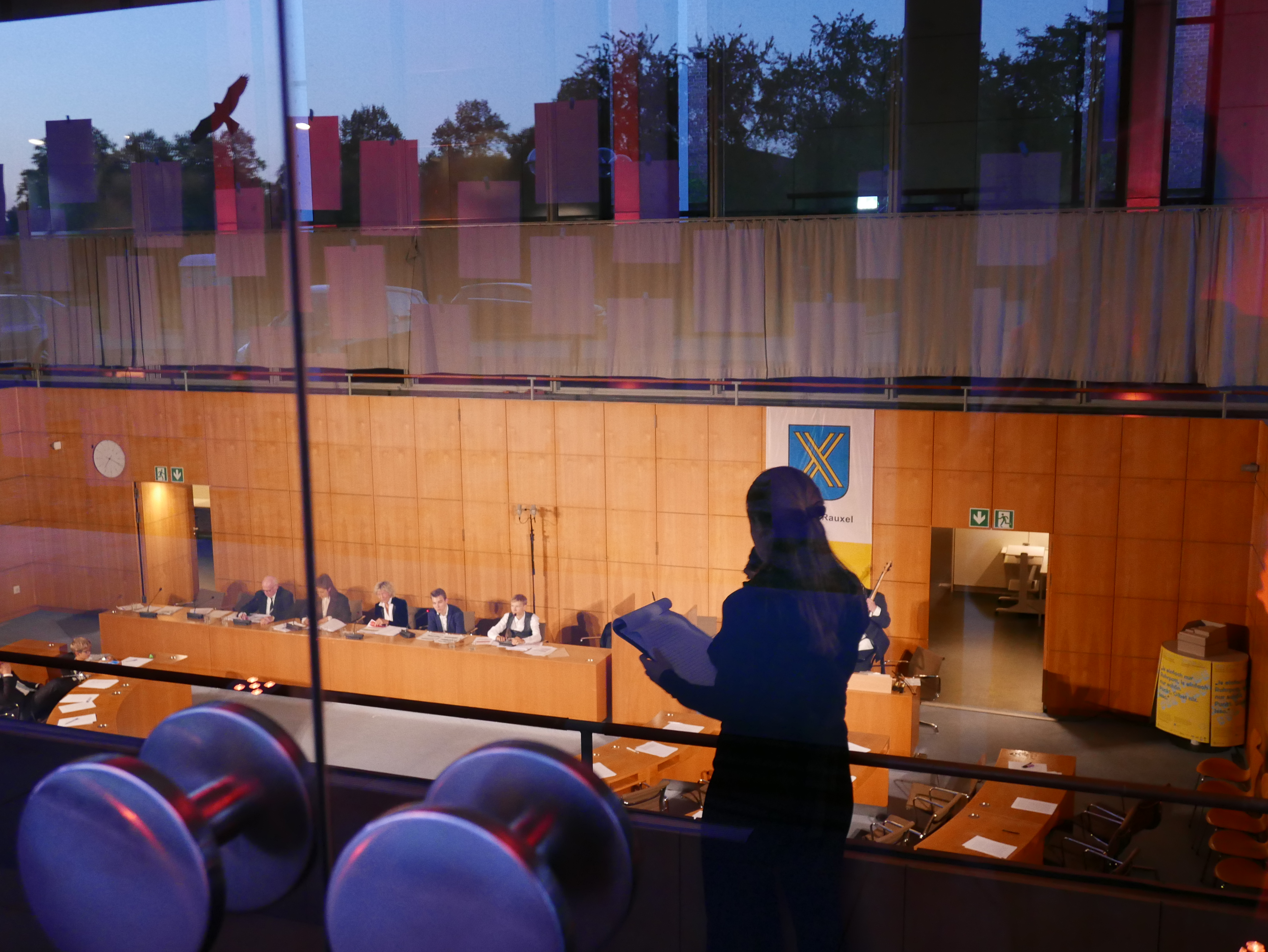 mythen der moderne | stimme der stadt | castrop rauxel | ratsaal | performance
