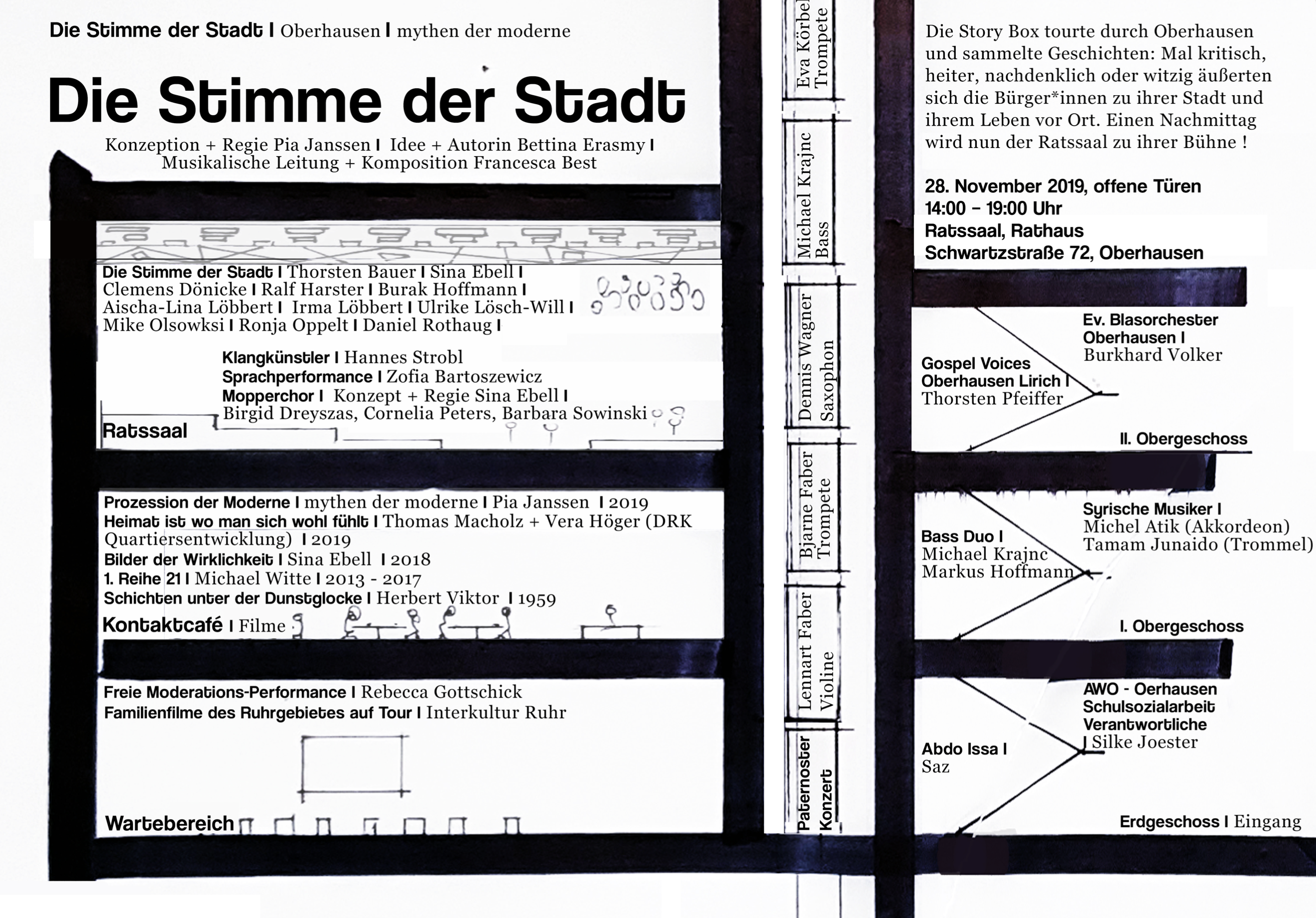 mythen der moderne | performance | megaphonica | kunst | stimme der stadt